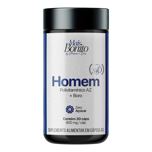 Polivitamínico + Boro Homem 400mg 30cps