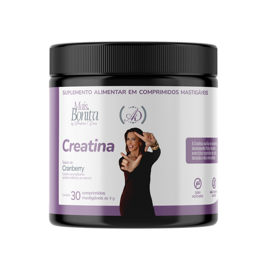 Creatina Mastigável Mais Bonita 30cp