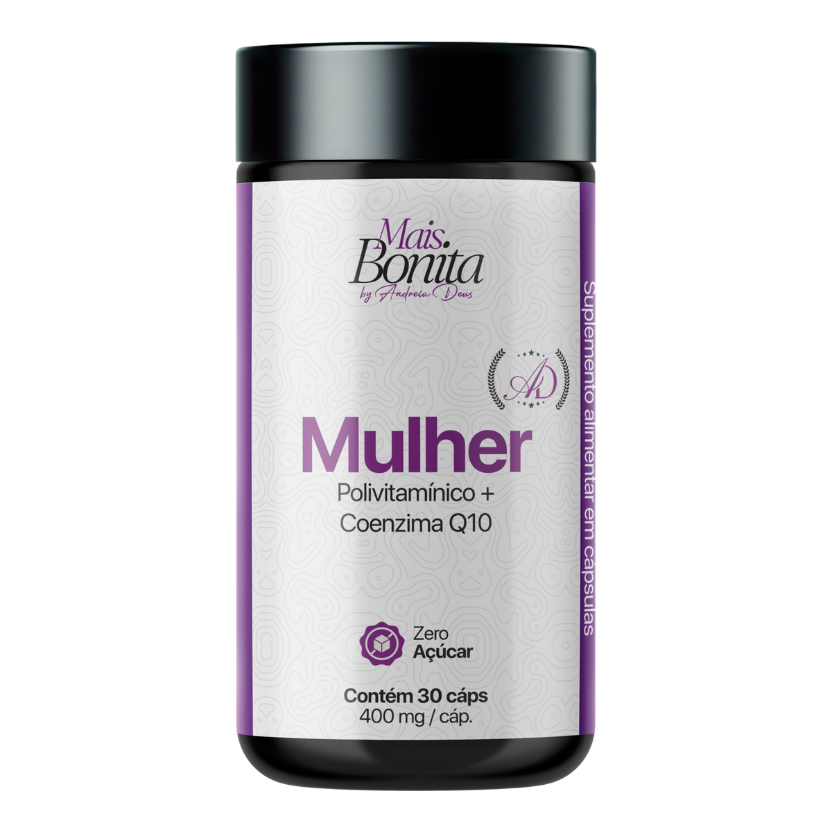 Polivitamínico + Coenzima Q10 Mais Bonita 400mg 30cps
