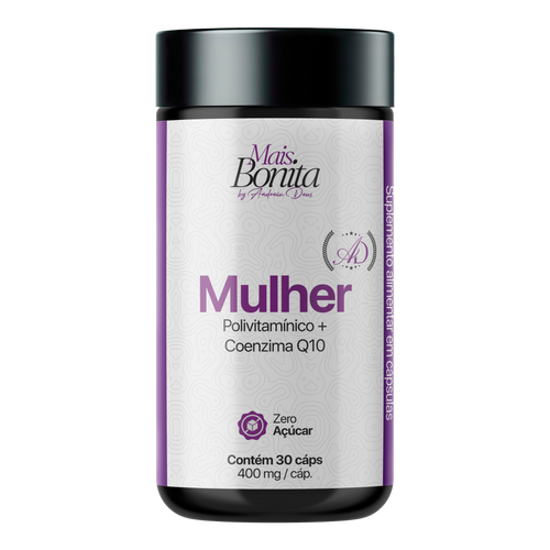 Polivitamínico + Coenzima Q10 Mais Bonita 400mg 30cps